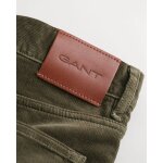 Ανδρικό Παντελόνι GANT SLIM CORD JEANS 1000272 Χακί - Image 3