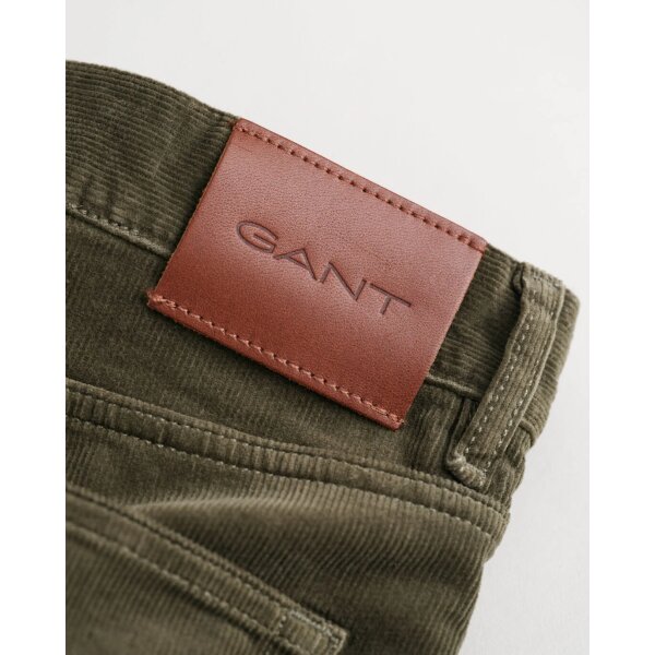 time__1723123824__202403-1000272-301-detail-fv-2 Ανδρικό Παντελόνι GANT SLIM CORD JEANS 1000272 Χακί - Image 3