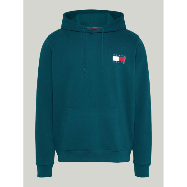 Ανδρική Μπλούζα Φούτερ TOMMY JEANS REG ESSENTIAL FLAG DM0DM20738 πράσινο - Image 1