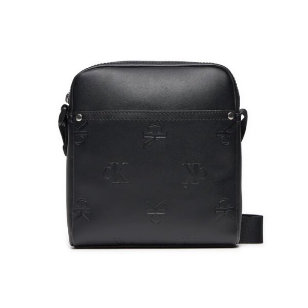 tsantaki-calvin-klein-aop-reporter-k50k512564-mauro-8720639566358 Ανδρική Τσάντα CALVIN KLEIN AOP REPORTER K50K512564 Μαύρο - Image 1