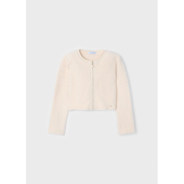 zaketa-plekte-phermouar-koritsi-mpez-XL-4 ΠΑΙΔΙΚΗ ΖΑΚΕΤΑ  ΠΛΕΧΤΗ ΜΠΕΖ  ΑΓΟΡΙ MAYORAL 14-04363-041 - Image 1