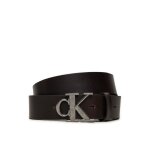 Ανδρική Ζώνη CALNIN KLEIN ROUND MONO PLAQUE LTHR BELT 35 K50K512068 Καφέ
