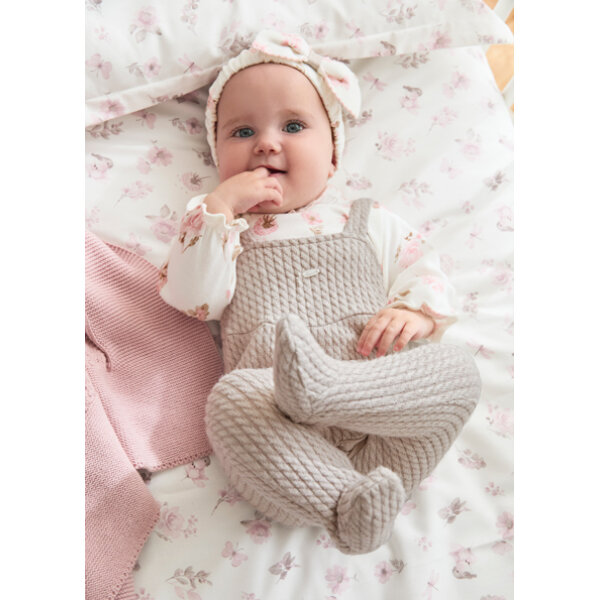 14-02602-016-M-1 Φορμάκι σαλοπέτα με κορδέλα Νεογέννητο Mayoral 14-02602-016 - Image 1