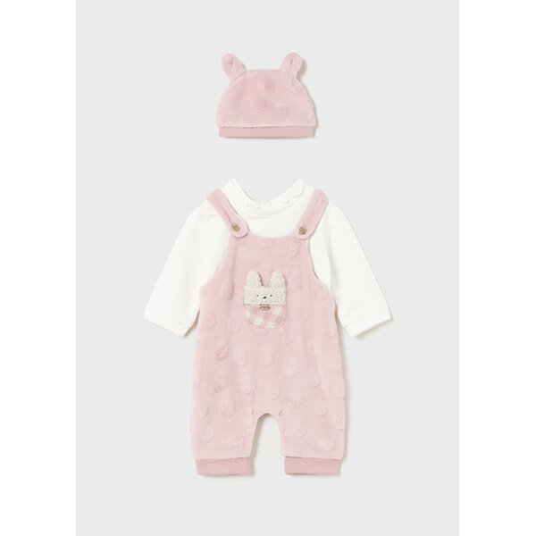 Φορμάκι με σκουφάκι αυτάκια Νεογέννητο Mayoral  14-02606-060 - Image 1