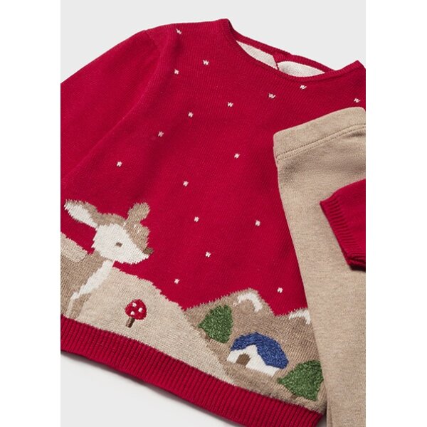 14-02703-079-M-5 Σετ κολάν και πλεκτό πουλόβερ Νεογέννητο 14-02703-079 Mayoral - Image 3