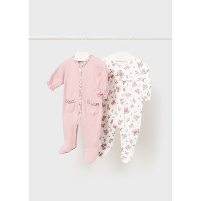 Σετ 2 φορμάκια λουλούδια Νεογέννητο  14-02778-056 Mayoral