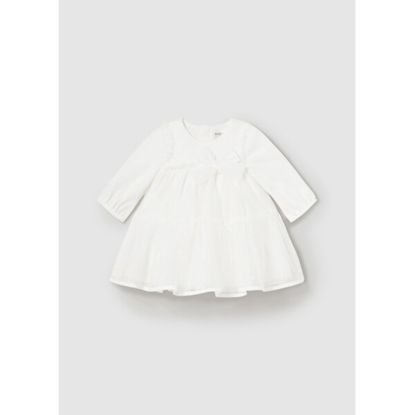 Φόρεμα τούλι Νεογέννητο 14-02805-075 Mayoral - Image 1