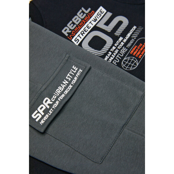 Σετ Φόρμα Sprint Αγόρι 242-3006-200 Μαύρο - Image 3