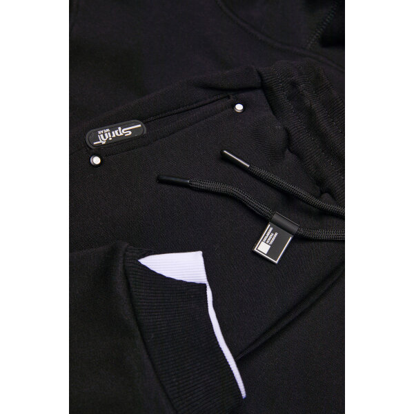 242-3023 BLACK D Σετ Φόρμα Sprint με Κουκούλα Αγόρι Μαύρο 242-3023-200 - Image 4