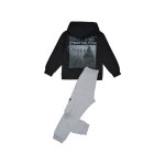 Σετ Φόρμα με Κουκούλα Sprint  Αγόρι 242-3033-200 Μαύρο - Image 2