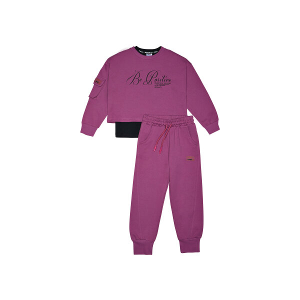 242-4039 MELANZANA A Σετ Φόρμα Sprint  Κορίτσι 242-4039-839 - Image 1