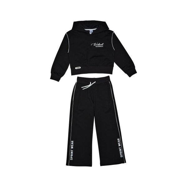 242-4046 BLACK A Σετ Φόρμα Sprint  Κορίτσι 242-4046-200 - Image 1