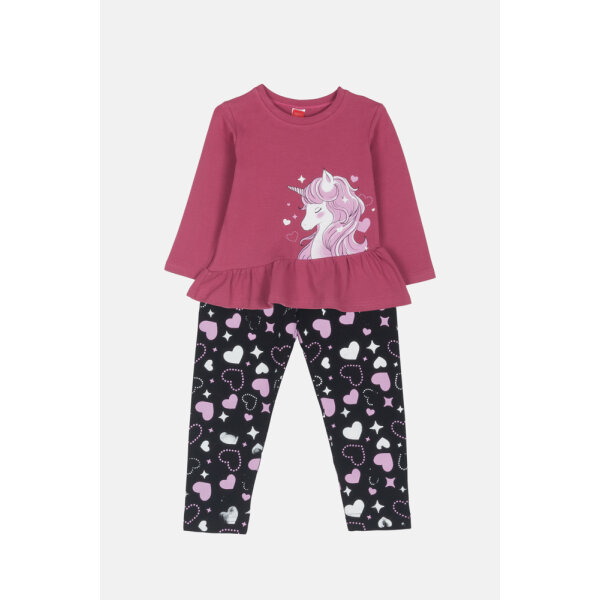 ΣΕΤ ΚΟΛΑΝ ΜΕ ΚΑΡΔΟΥΛΕΣ  ΜΕ ΜΠΛΟΥΖΑ ΦΟΥΞ  ΚΟΡΙΤΣΙ JOYCE 2461143 - Image 1