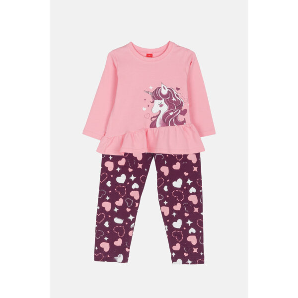 ΣΕΤ ΚΟΛΑΝ ΜΕ ΚΑΡΔΟΥΛΕΣ  ΜΕ ΜΠΛΟΥΖΑ ΡΟΖ  ΚΟΡΙΤΣΙ JOYCE 2461143 - Image 1