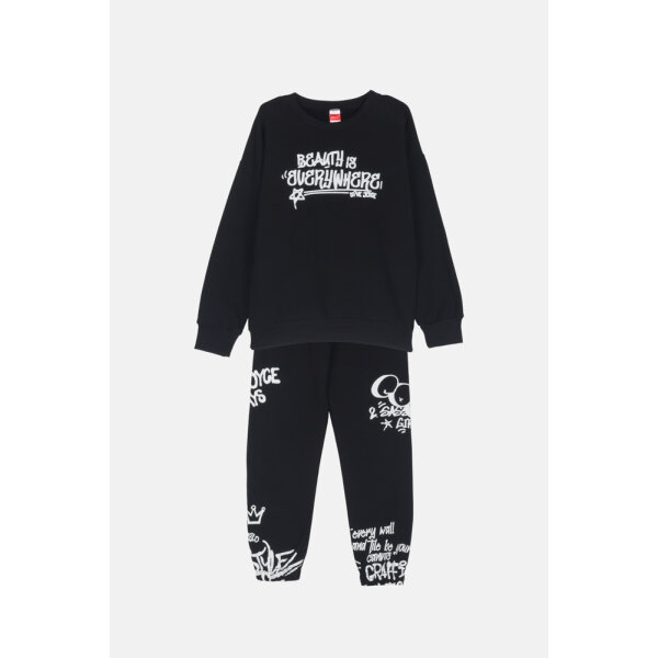 2463118_03 ΣΕΤ ΦΟΡΜΑ ΜΕ ΚΟΥΚΟΥΛΑ ΜΑΥΡΟ ΚΟΡΙΤΣΙ JOYCE 2463118 - Image 1