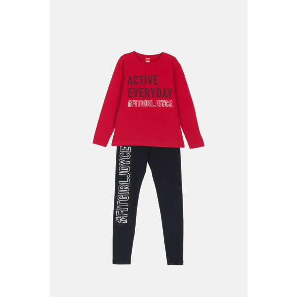 2463163_01 ΠΑΙΔΙΚΟ ΣΕΤ ΚΟΛΑΝ ΚΟΚΚΙΝΟ ΚΟΡΙΤΣΙ JOYCE 2463163 - Image 1