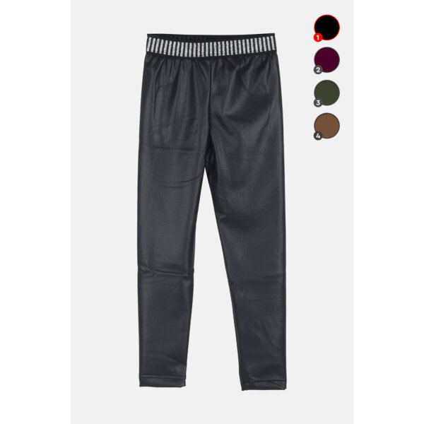 2463944_01 ΔΕΡΜΑΤΙΝΗ ΚΟΛΑΝ ΜΑΥΡΟ  ΚΟΡΙΤΣΙ JOYCE 2463944 - Image 1