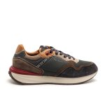 Ανδρικό Παπούτσι PEPE JEANS ΧΑΚΙ-ΚΑΦΕ PMS60027-765