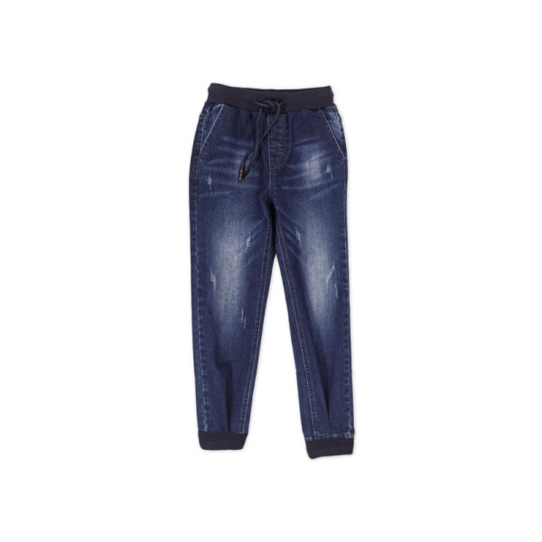 32000 Παιδικό Παντελόνι jeans jogger New College 45-32000 - Image 1