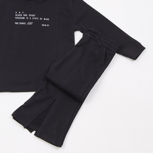 Σετ μαύρο παντελόνι/μπλούζα Κορίτσι 7-16 Ετών 46638 - Image 3