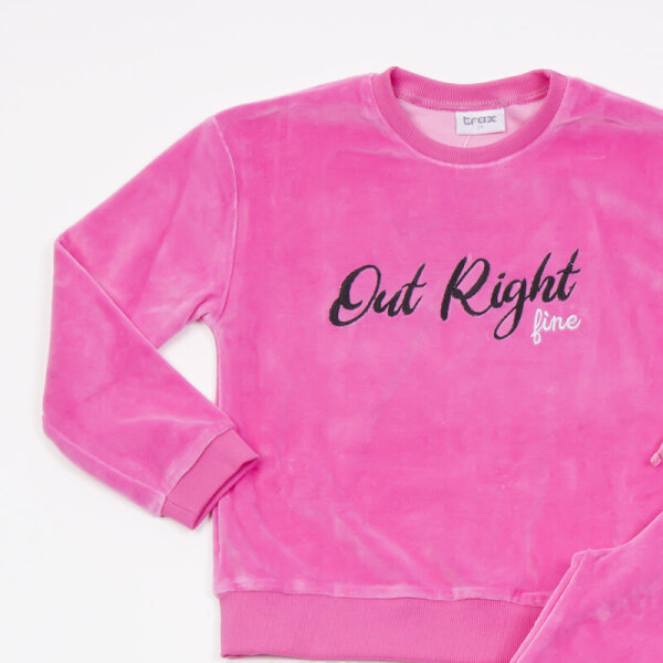 Σετ φουξ παντελόνι/μπλούζα βελουτέ Κορίτσι 7-16 Ετών 46647 - Image 2