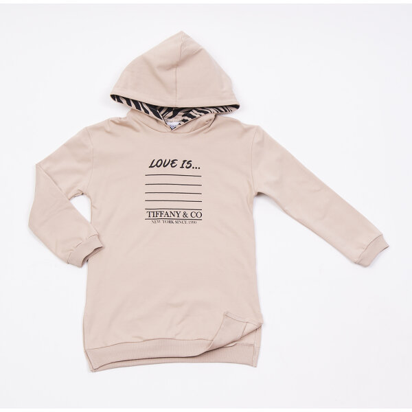 Παιδικό Φόρεμα Φούτερ με κουκούλα Κορίτσι 7-16 Ετών 46654 - Image 1