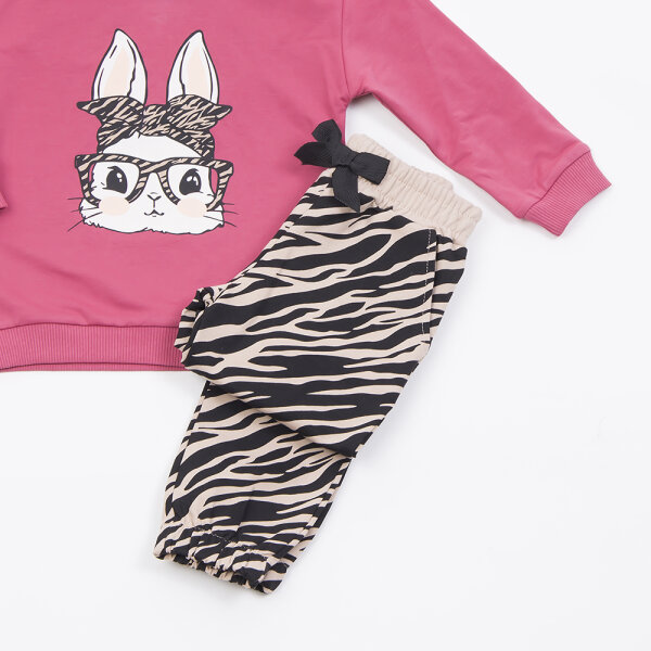 Σετ μπισκότο παντελόνι/τερακότα μπλούζα Κορίτσι1-6 Ετών 46734 - Image 3