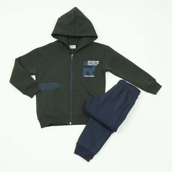 Σετ παντελόνι/Ζακέτα με κουκούλα Αγόρι 7-16 Ετών 46842 - Image 1