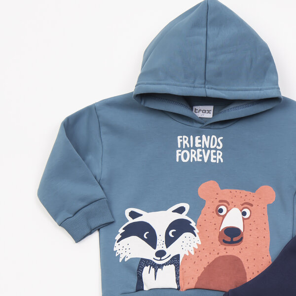 Σετ μαρέν παντελόνι/πετρόλ μπλούζα Αγόρι 1-6 Ετών 46906 - Image 2