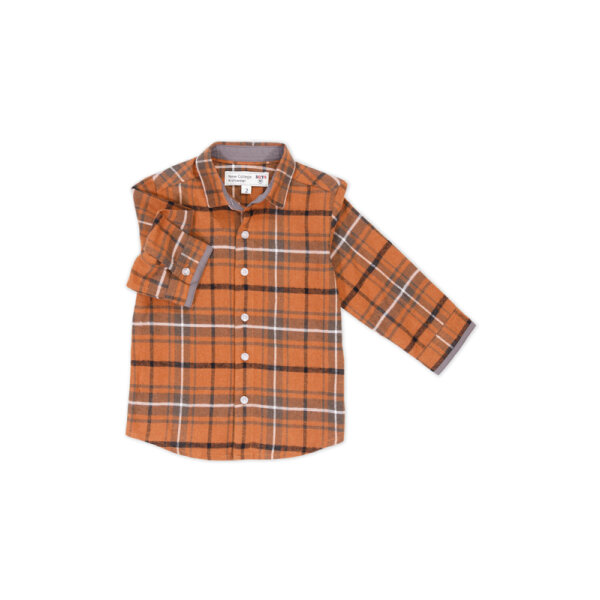 604 Παιδικό Πουκάμισο καρώ φανέλα New College 45-604 - Image 1