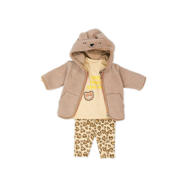 Παιδικό Σετ Τριπλέτα με Ζακέτα New College 45-8273 - Image 1