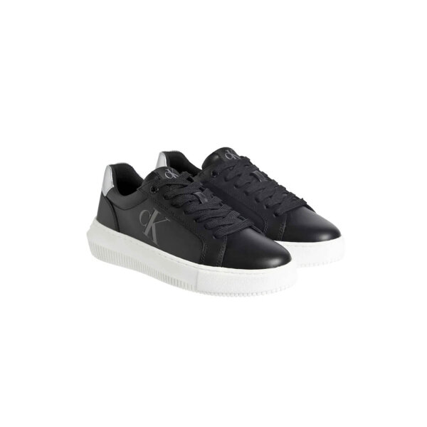 8720639483624_photo2 Γυναικεία Παπούτσια CHUNKY CUPSOLE LACEUP BLACK/SILVER YW0YW01687 0GQ - Image 3