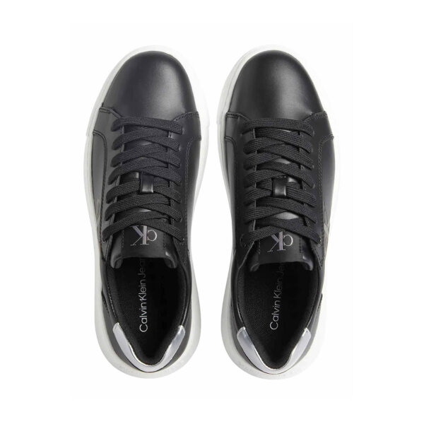 8720639483624_photo4 Γυναικεία Παπούτσια CHUNKY CUPSOLE LACEUP BLACK/SILVER YW0YW01687 0GQ - Image 5