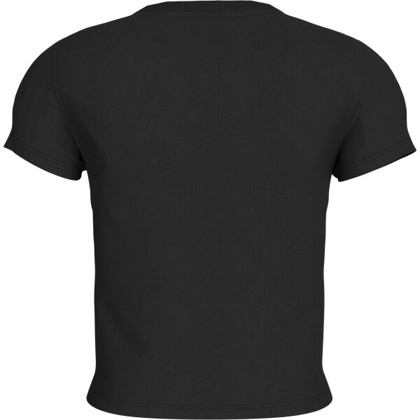 Γυναικεία Μπλούζα CALVIN KLEIN SLIM CROPPED RIBBED T-SHIRT BLACK J20J224654-BEH - Image 2