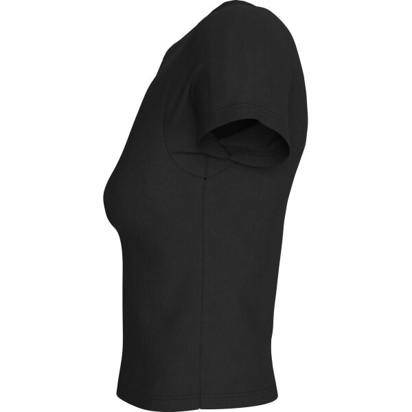 Γυναικεία Μπλούζα CALVIN KLEIN SLIM CROPPED RIBBED T-SHIRT BLACK J20J224654-BEH - Image 4