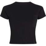 Γυναικεία Μπλούζα CALVIN KLEIN SLIM CROPPED RIBBED T-SHIRT BLACK J20J224654-BEH - Image 6