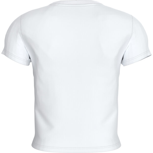 Γυναικεία Μπλούζα CALVIN KLEIN SLIM CROPPED RIBBED T-SHIRT WHITE J20J224654-YAF - Image 2