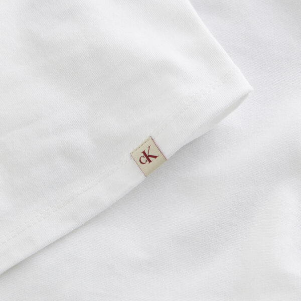 Γυναικεία Μπλούζα CALVIN KLEIN SLIM CROPPED RIBBED T-SHIRT WHITE J20J224654-YAF - Image 4