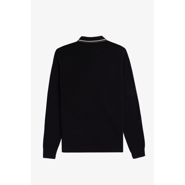 Ανδρική Μπλούζα POLO FRED PERRY M3636 Μαύρο - Image 2