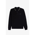 Ανδρική Μπλούζα POLO FRED PERRY M3636 Μαύρο - Image 3