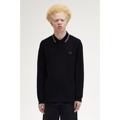 Ανδρική Μπλούζα POLO FRED PERRY M3636 Μαύρο