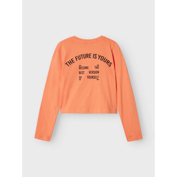 ΠΑΙΔΙΚΗ ΜΠΛΟΥΖΑ NKFNOHI LS CROPPED TOP ΠΟΡΤΟΚΑΛΙ NAME IT 13233209 - Image 2