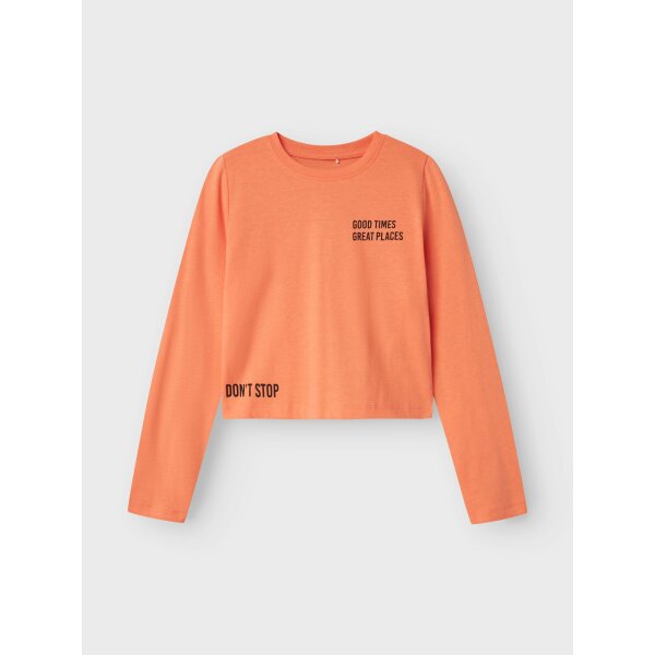 ΠΑΙΔΙΚΗ ΜΠΛΟΥΖΑ NKFNOHI LS CROPPED TOP ΠΟΡΤΟΚΑΛΙ NAME IT 13233209 - Image 3