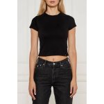 Γυναικεία Μπλούζα CALVIN KLEIN SLIM CROPPED RIBBED T-SHIRT BLACK J20J224654-BEH