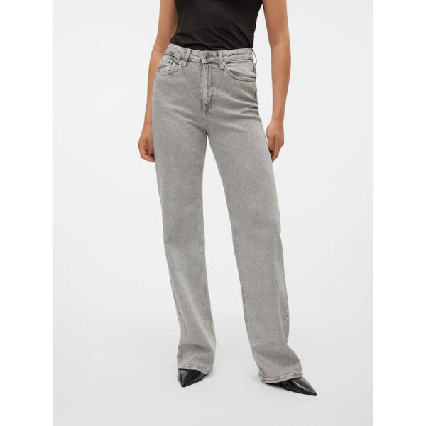 ΓΥΝΑΙΚΕΙΟ ΠΑΝΤΕΛΟΝΙ WIDE JEANS 30" RHINES  GREY DENIM VERO MODA 10316541 - Image 5