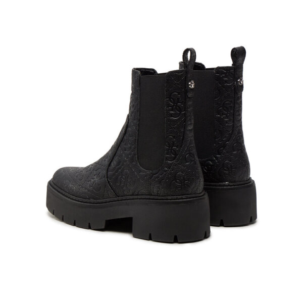 mpotakia-me-lastikho-guess-shuze-fltshu-fal10-mauro-0000303940133 (2) Γυναικεία Μποτάκια με λάστιχο Shuze FLTSHU FAL10 Μαύρο - Image 2