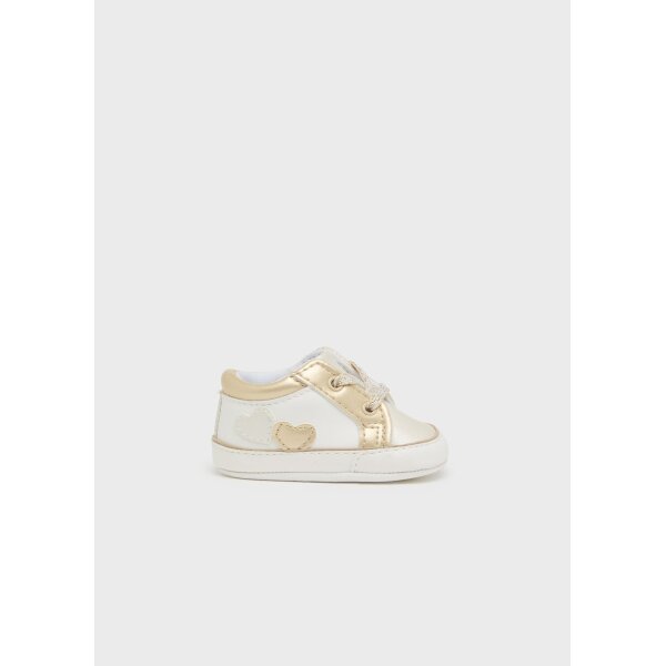 papoutsia-khrusoskone-neogenneto-sampania-XL-4 Παπούτσια χρυσόσκονη Νεογέννητο 14-09790-070 Mayoral - Image 1