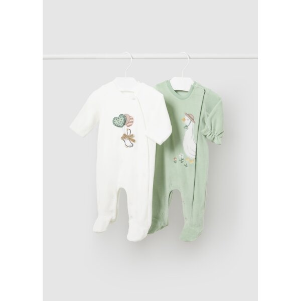 Σετ 2 φορμάκια βελούδο  Νεογέννητο Mayoral   14-02781-096 - Image 1