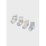 Σετ 4 καλτσάκια ζωάκια Νεογέννητο 14-09759-061 Mayoral