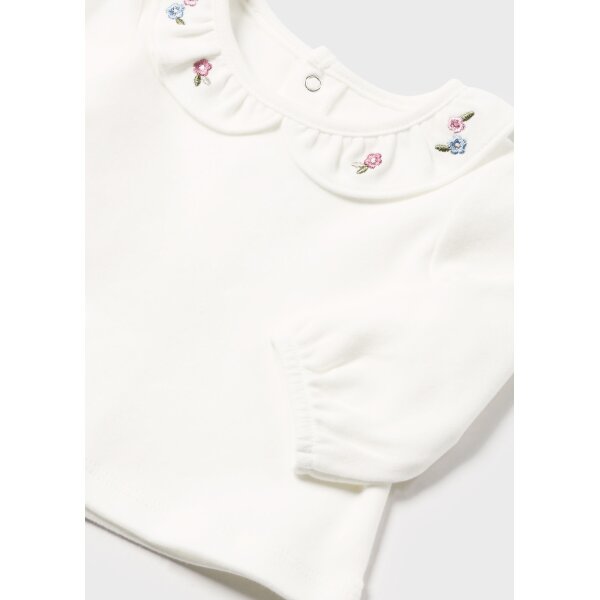 Σετ μπλούζα και σαλοπέτα βολάν Νεογέννητο 14-02697-002  Mayoral - Image 3